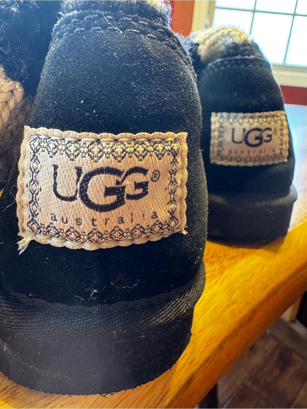 UGG Australia Original Women’s Striped Cable Knit High Boots